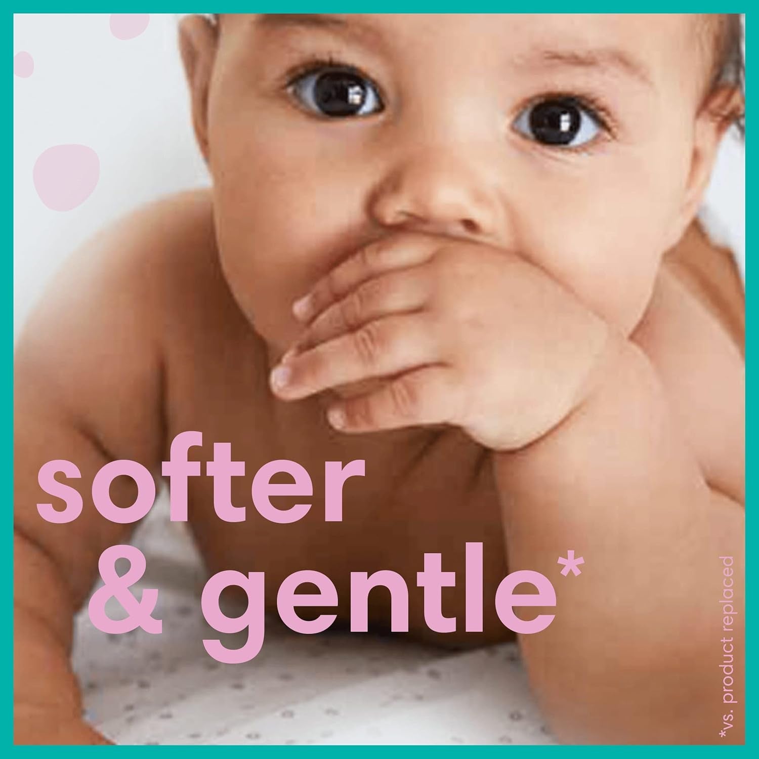 Pampers Sensitive babyservietter, 624 servietter (12 x 52), uparfumerede, til skånsom, skånsom rengøring (pakke med 2)