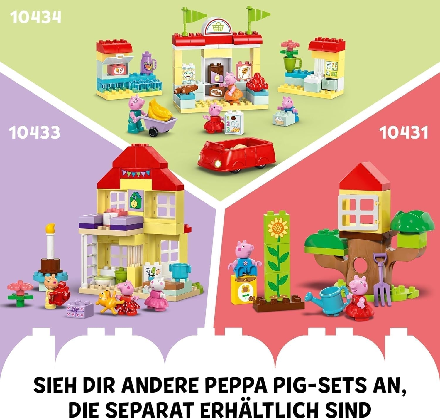 LEGO DUPLO Peppas bådtur: Legetøjsbådslegesæt til bygning og genopbygning med 2 figurer, kreativt legetøj, gaveidé til 2-årige, drenge og piger 10432 byggesæt Besuche den LEGO-Store