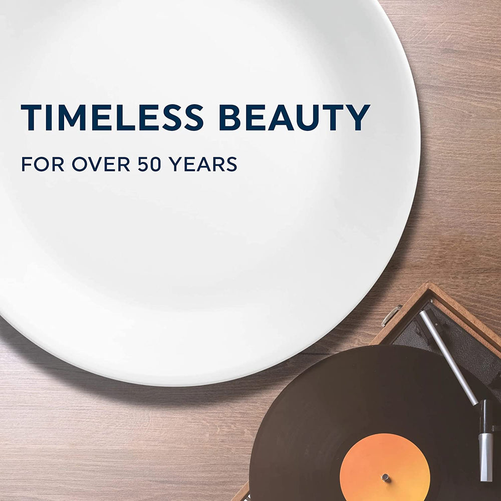 Set de veselă pentru 6 persoane, 18 piese, rezistent la ciobire, alb iernii, informații nedisponibile, alb iernii