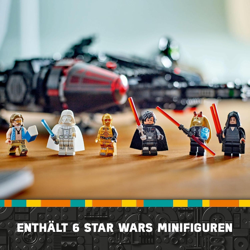 LEGO Star Wars Dark Millennium Falcon, Rumskibssæt, Byggelegetøj til børn, Fødselsdagsgave til drenge, piger og fans, Eventyrlegetøj 75389 Byggesæt Besuche den LEGO-Store