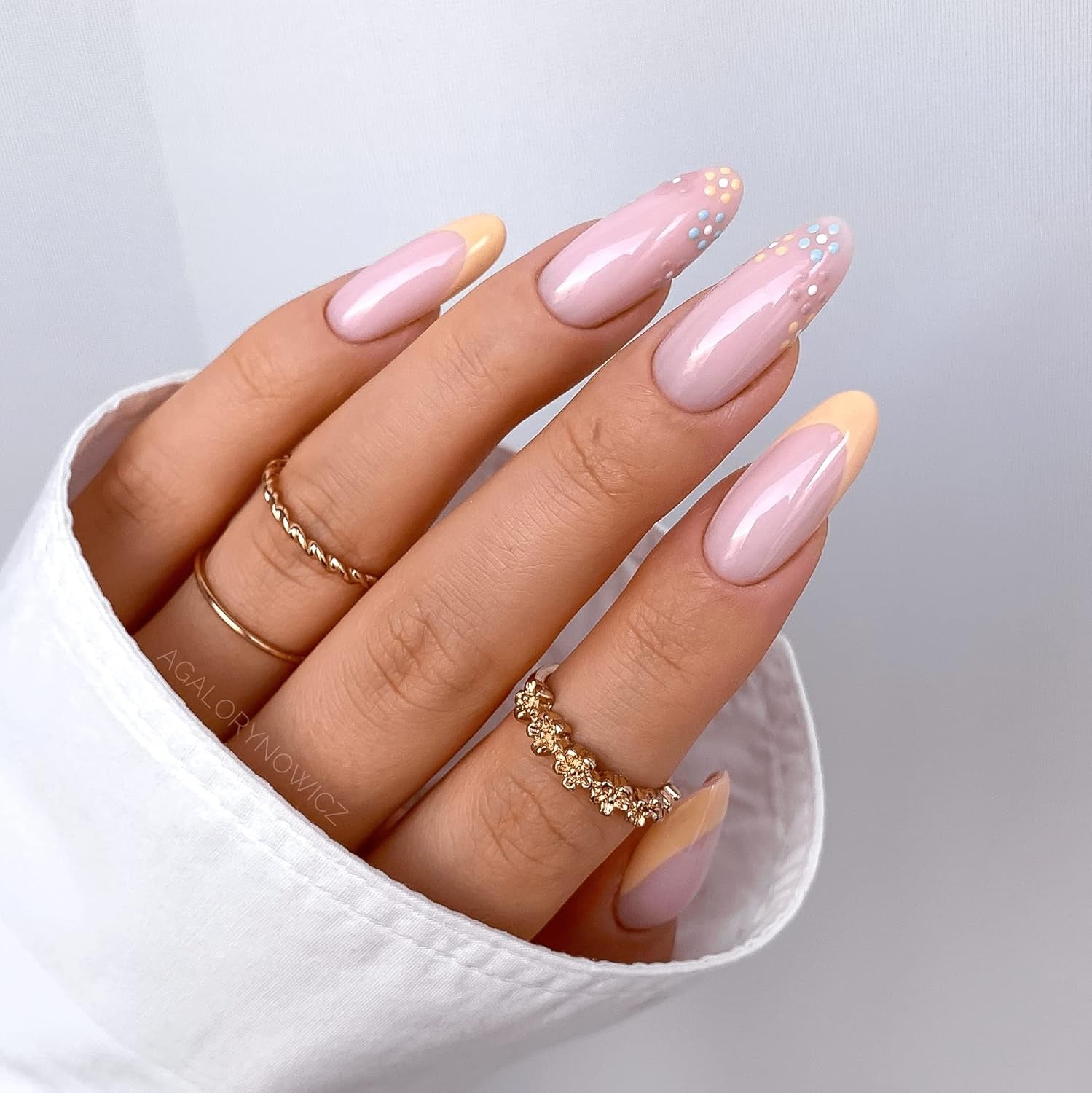 UV Neglelak Semilac Hybrid 587 Tea Rose 7ml Fiori Collection