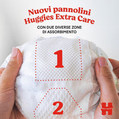 Huggies Extra Care bleer, str. 3 (6-10 kg), 2 pakker á 40 bleer