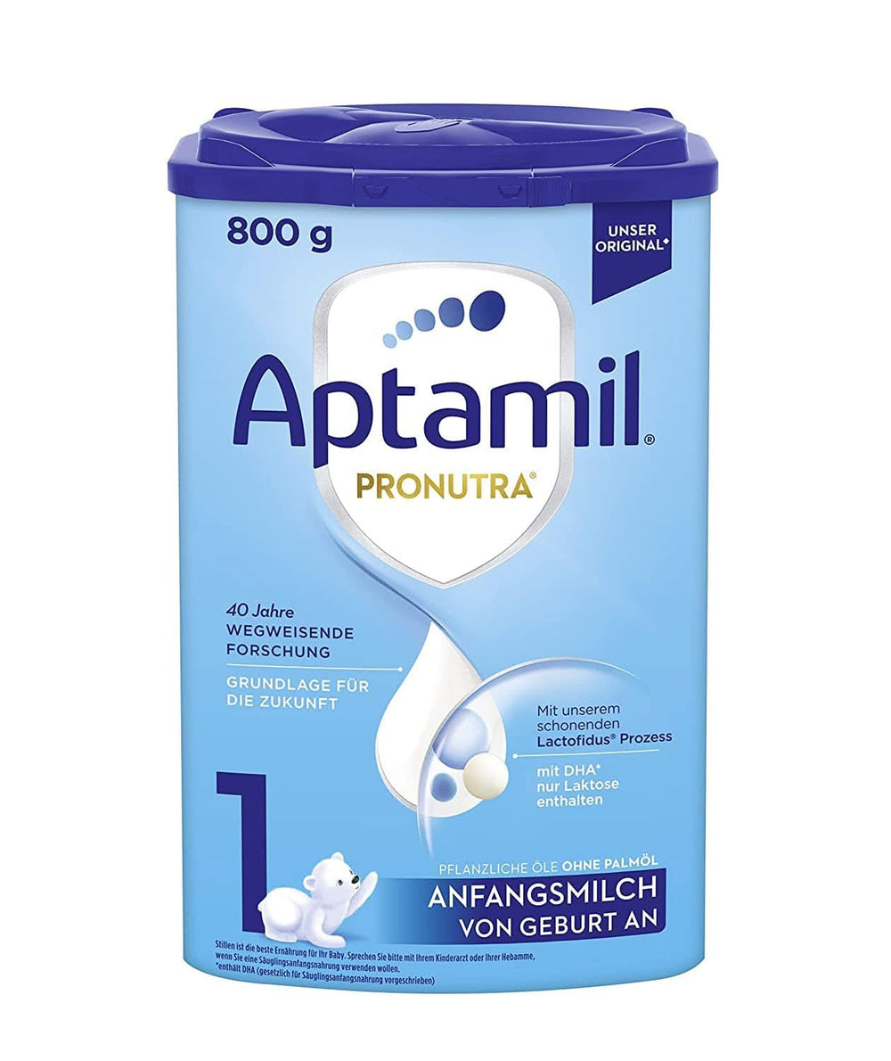 Aptamil Pronutra PRE - Lapte inițial de la naștere, cu DHA, doar lactoză, fără ulei de palmier, mâncare pentru copii, lapte praf, 800 grame Mama si Copilul Naty Shop 800 grame De la 1 an