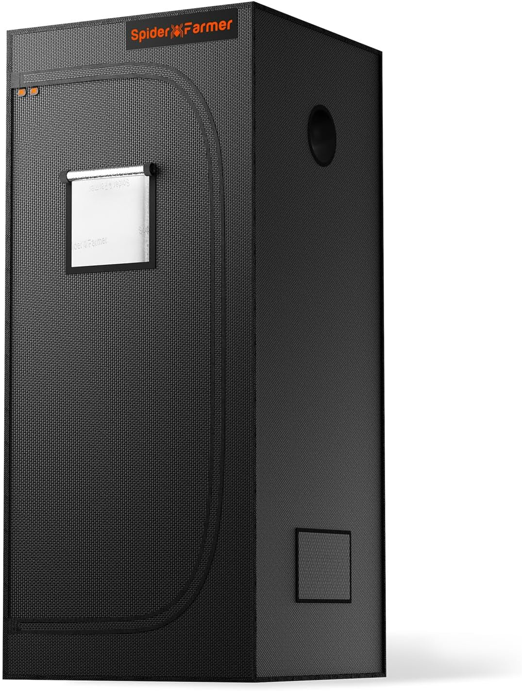 Spider Farmer Pro 70x140x200cm voksetelt med rulledør, observationsvindue, aftageligt gulvpanel, Mylar 2000D stof, til indendørs hydroponics med SF4000, G4500, SE4500