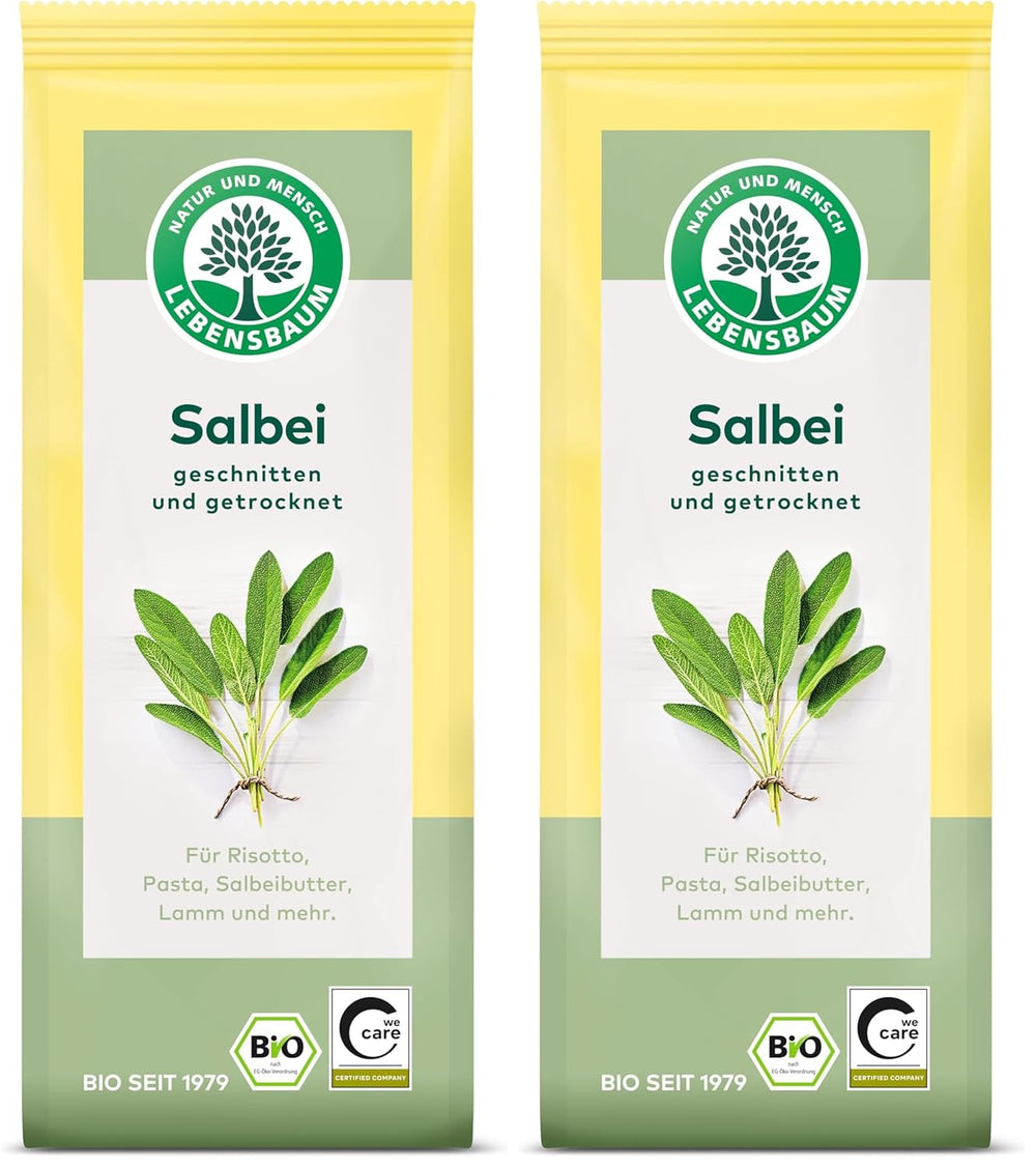 Lebensbaum Liebstöckel geschnitten, Bio-Gewürz mit würzigem Geschmack, Maggi-Kraut für Suppen, Marinaden, Fleisch- og Fisch-Gerichte, vegansk, 15g