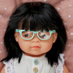 Miniland Dolls Briller til 38cm Puppen, turkis