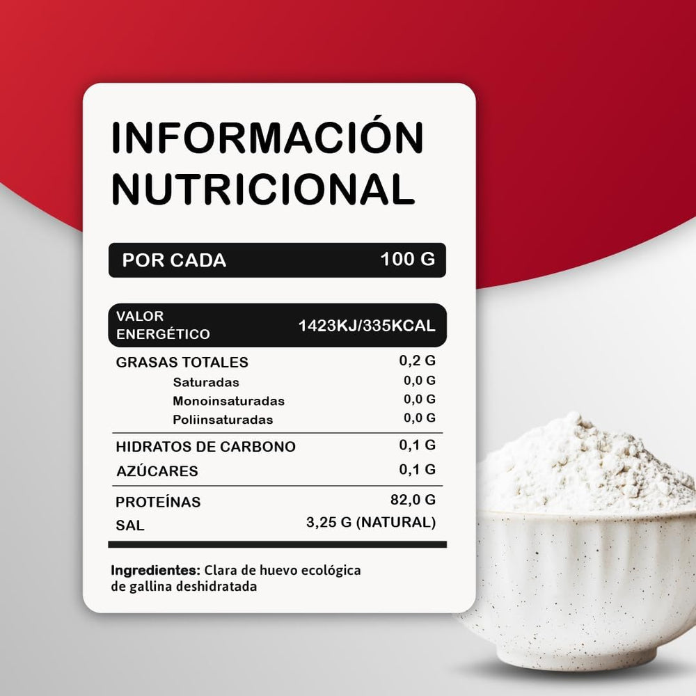 Eiklarpulver (350g) | Getrocknetes Eiklar Pulver | Eialbumin für Backen & Kochen | Ohne Zusatztoffe | Laktosefri Zip-Bag emballage