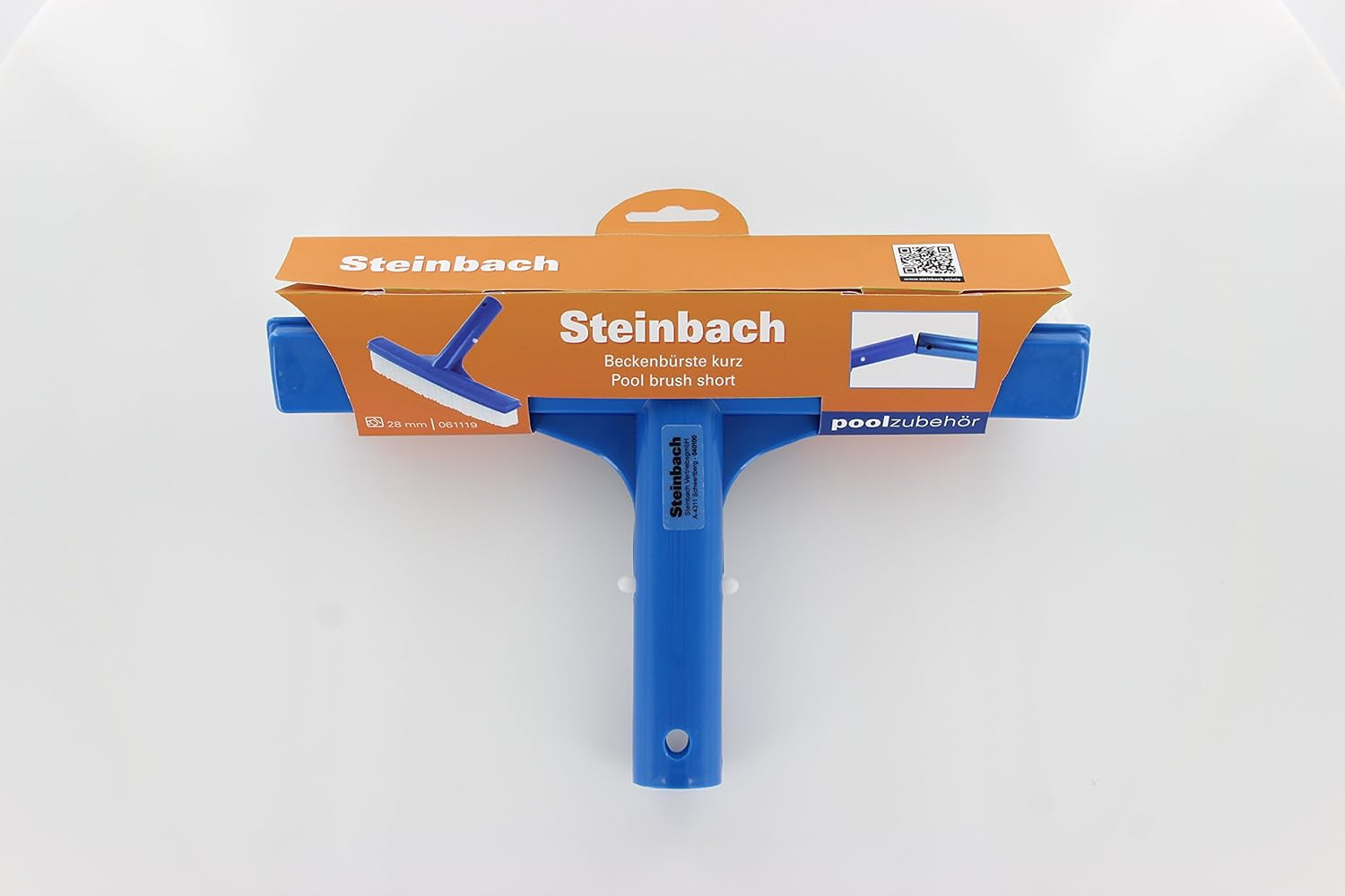 Perie scurtă pentru lavoar Steinbach, 25 cm, cu atașament pentru tijă telescopică, 061119