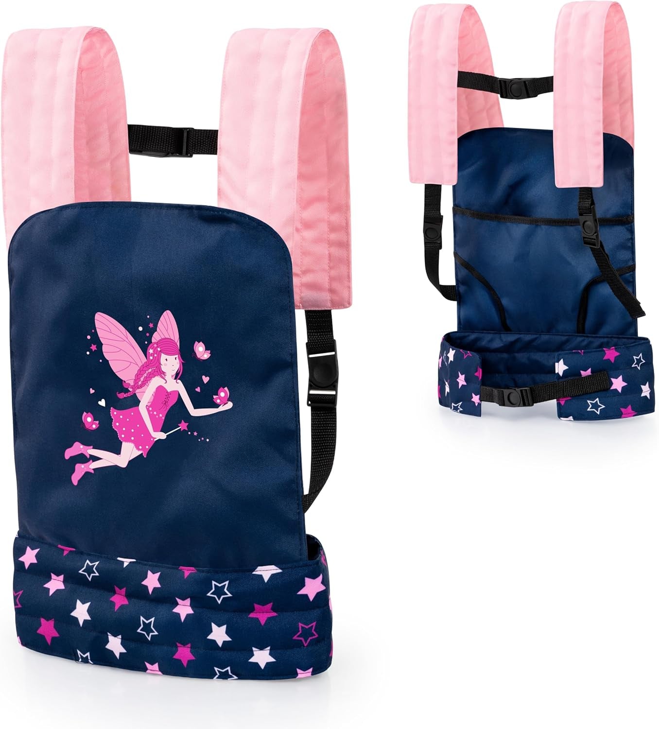 Bayer Design 62254AA Puppentrage EasyCarry, gepolstert, verstellbare Riemen, hinten und vorne tragbar, für Puppen und Plüschtiere