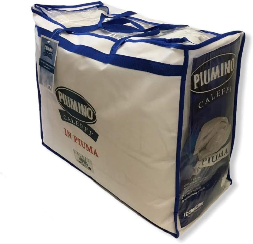 Caleffi Pium fjerdunjakke, bomuld, enkeltseng, fransk seng Sengetæpper og dyner Naty Shop Multicolor 160 X 190 Cm