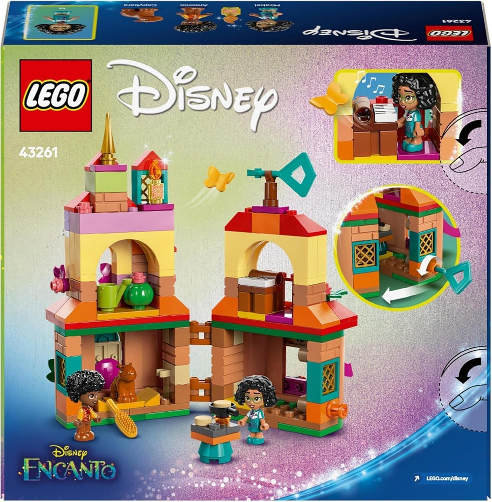 LEGO Ç€ Disney Encanto Mini House, byggelegetøj til piger fra 5 år, fantasy legetøj og byggesæt med Mirabel og Antonio Mini Dolls, en Capybara figur og nøgle 43261 Byggesæt Besuche den LEGO-Store