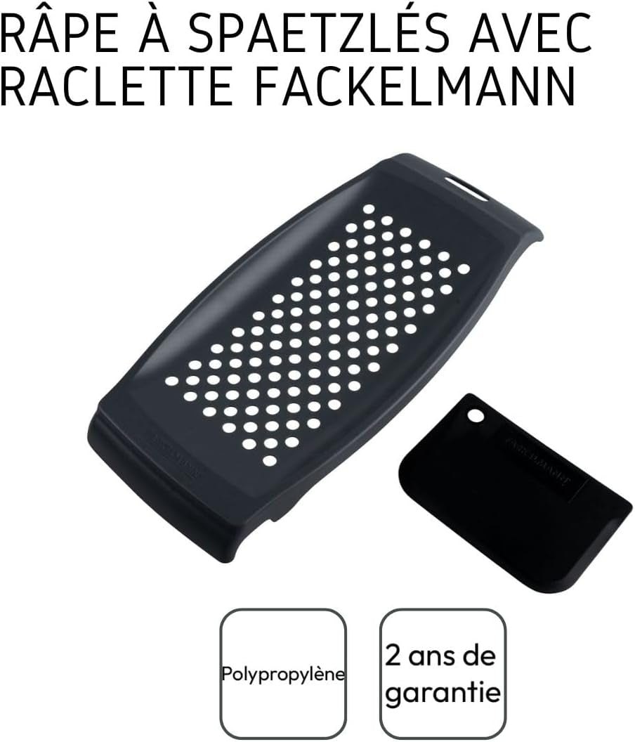 Fackelmann spaetzle rivejern med dejskraber Peeler Naty Shop