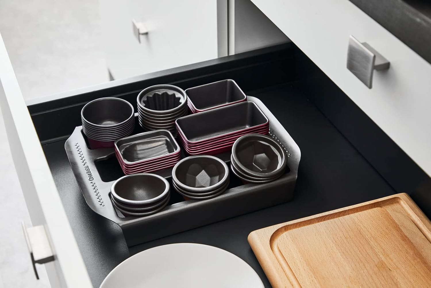 Tefal Creabake J3040104 Kuchenform, 9 Mulden, Antihaftbeschichtung, Austauschbar, Perfektes Backen, Kreative Und Leckere Rezepte, Nicht Compaible Mit Cake Factory, Creabake Forme og bageplader Naty Shop