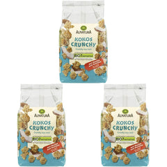 Økologisk sprød müsli med kokos, 375 g