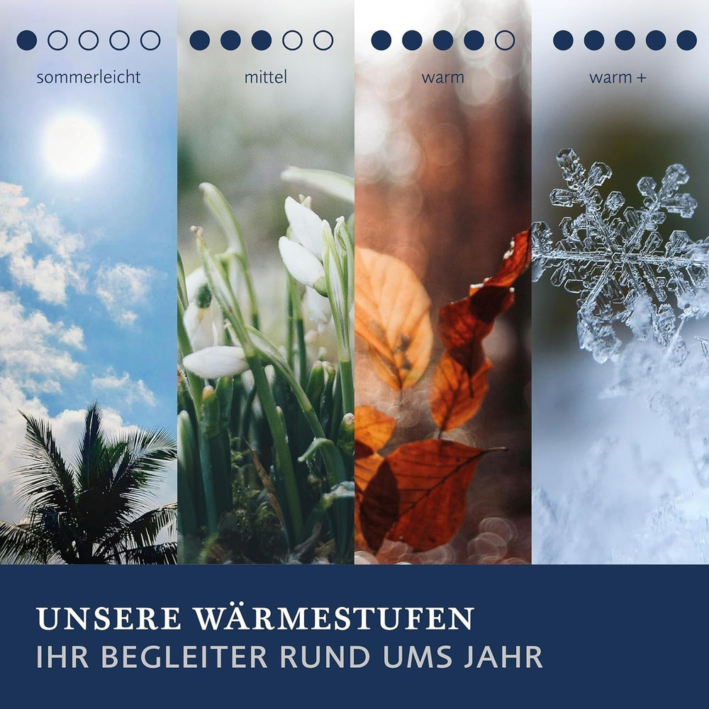 Billerbeck dundyne - E04 Gold Edition - Sommerdyne - 135 X 200 Cm ægte dundyne - Let sommervarmeniveau Dyner og dyner Naty Shop