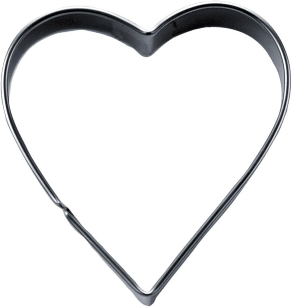 Formă de biscuiți Städter în formă de inimă, 7,5 x 2,5 cm înălțime, oțel inoxidabil