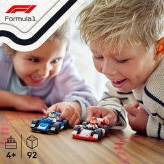 LEGO City F1 Williams Racing og Haas F1 Racing Cars - Formel 1 legetøj med biler, der kan bygges og 2 racerkører minifigurer - Små gaveideer til drenge og piger fra 4 år 60464 Byggesæt Beuche den LEGO-Store