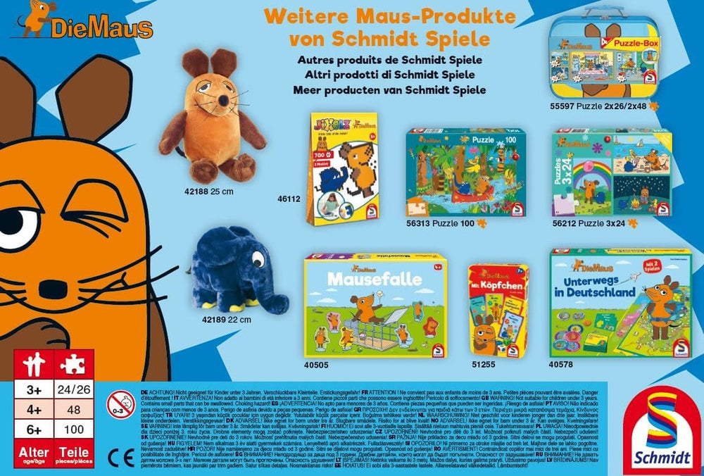 Șoarecele, în junglă (puzzle pentru copii) Puzzle Naty Shop