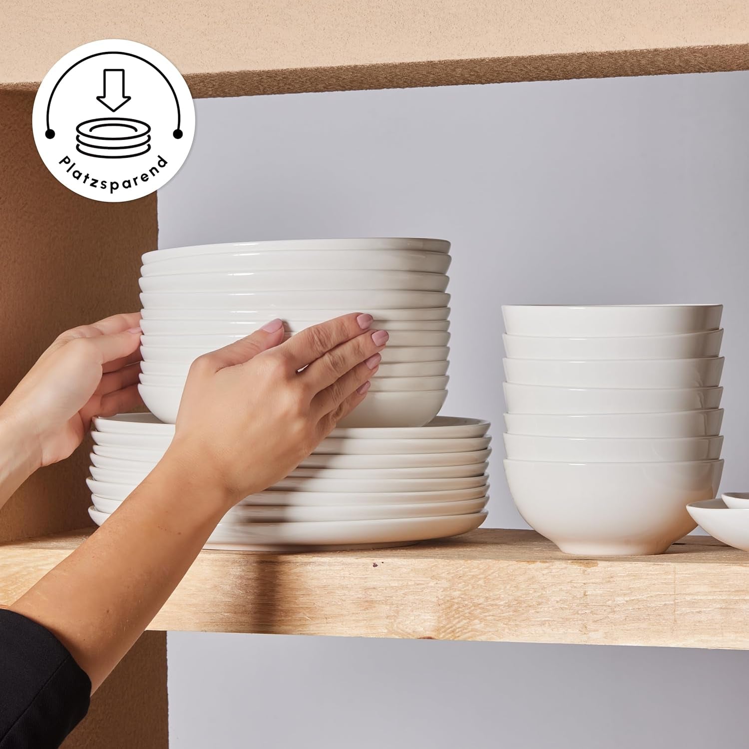 Set de veselă Karaca Allure pentru 12 persoane, New Generation Bone - Set rafinat pentru o cultură a mesei sofisticată