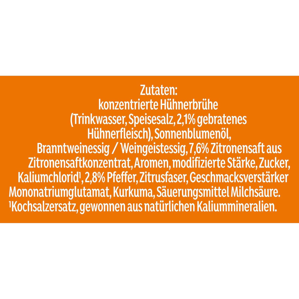 Knorr Schnell gewürzt Kochpaste Gebratenes Hühnchen, Zitrone & Pfeffer einfach & schnell für ene besonders intensiveven, geballten Gesmack 165 g