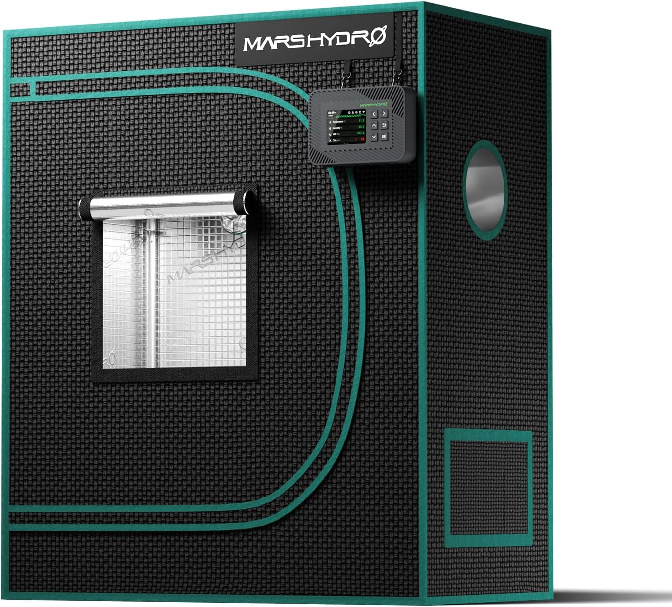 MARS HYDRO Grow Telt 60x60x140cm, Indendørs Grow Telt, Reflekterende Mylar Grow Telte til Hydroponics, Aftagelig bundbakke til plantedyrkningsplads