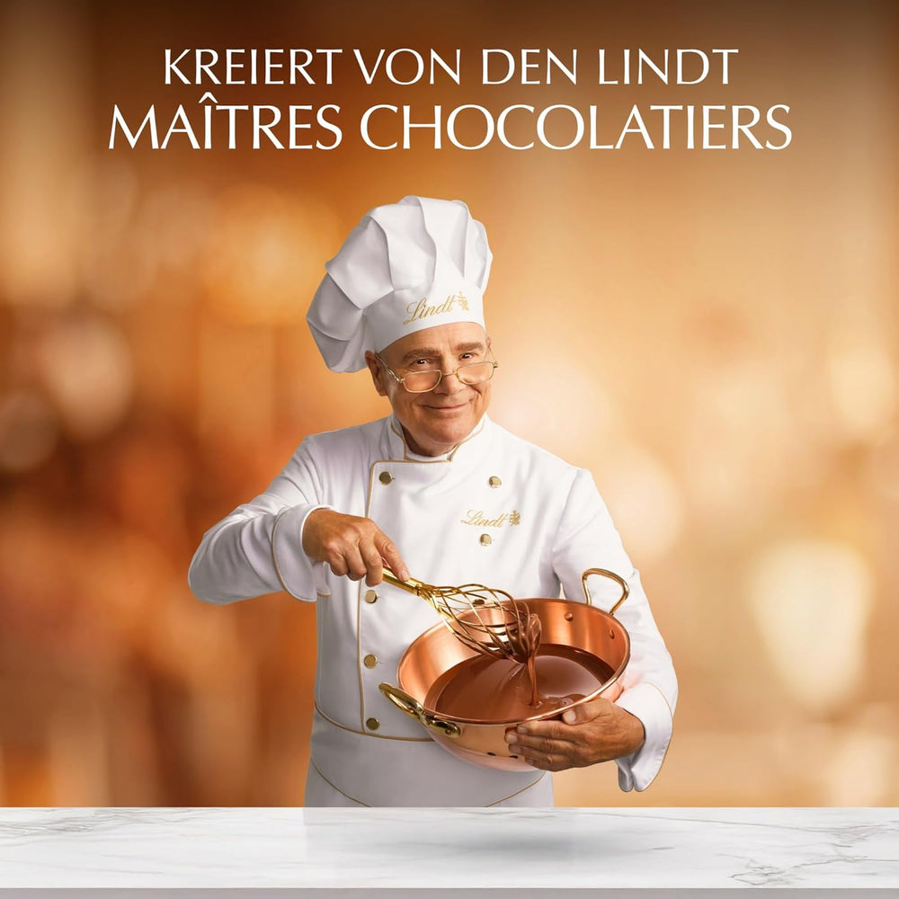 Lindt Chokolade | Bland til pose NUXOR | 103g | Gianduja cremede chokoladeterninger i tre sortimenter med ristede hele hasselnødder | Chokolade gave