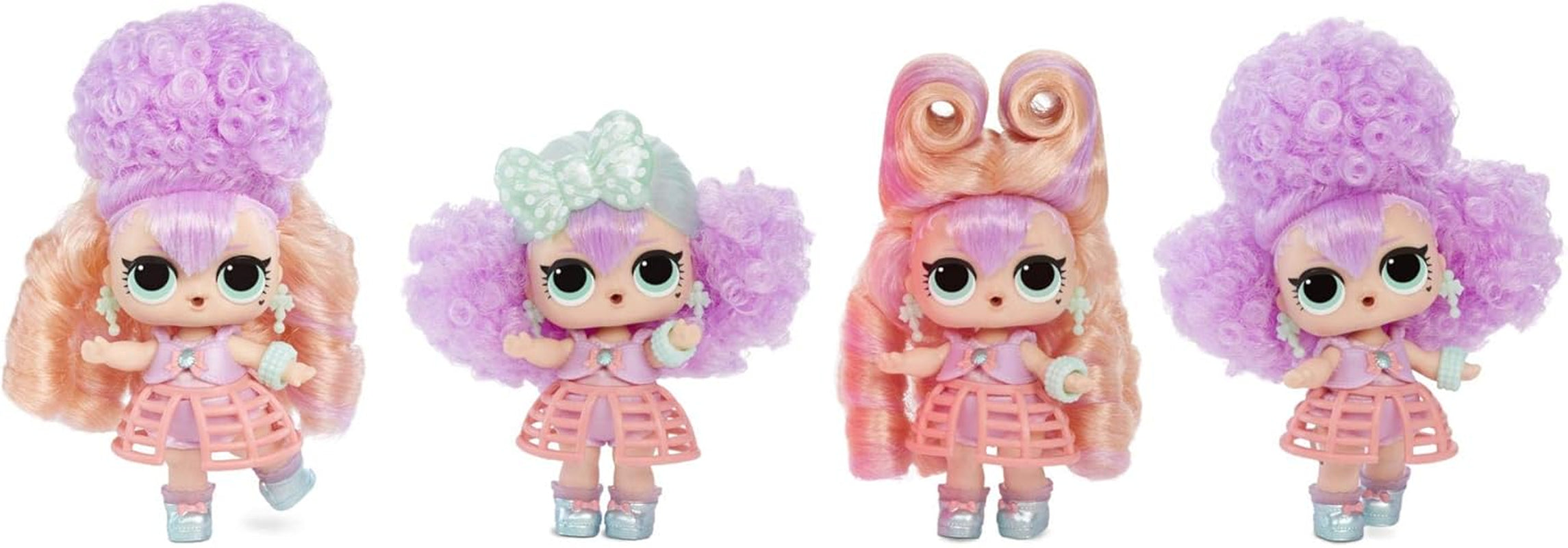 Păpuși de colecție LOL Surprise pentru fete - Cu 15 surprize și coafuri diferite - #Hairvibes Dolls