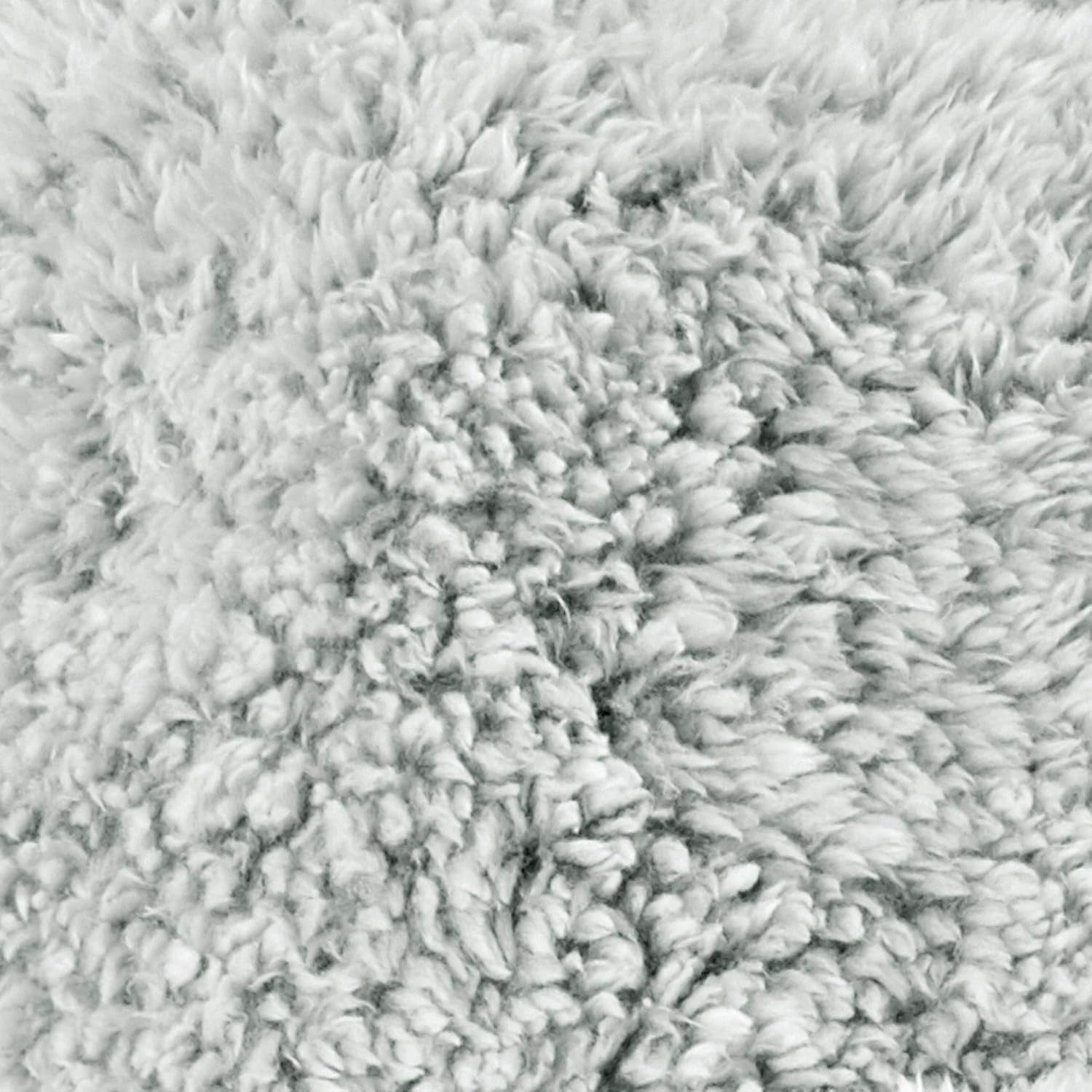 Aqua-Textil Fluffy kæletæppe 150 X 200 Cm Grå Hvid Melange Plys TV-tæppe Sengetæppe Sherpa Fleece Oeko-Tex Ottawa Senge og tæpper Besuche den aqua-textil-Store