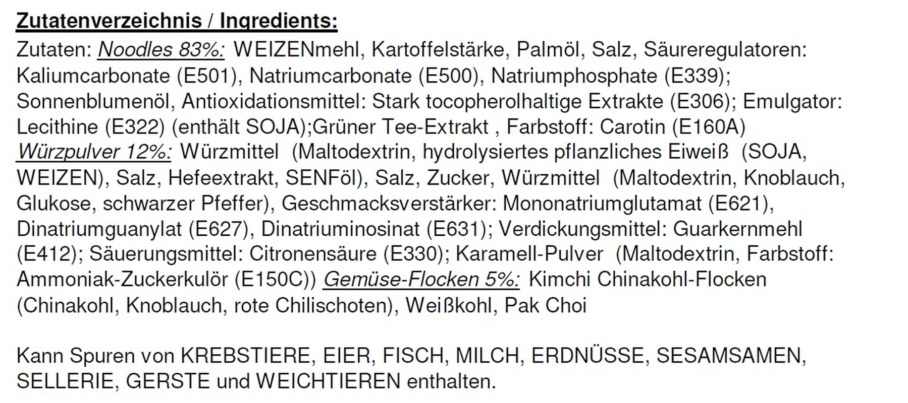 Nong Shim Kimchi Ramyun instant nudler - koreansk ramensuppe i en kop - hurtig tilberedning - 1 pakke med 75 g