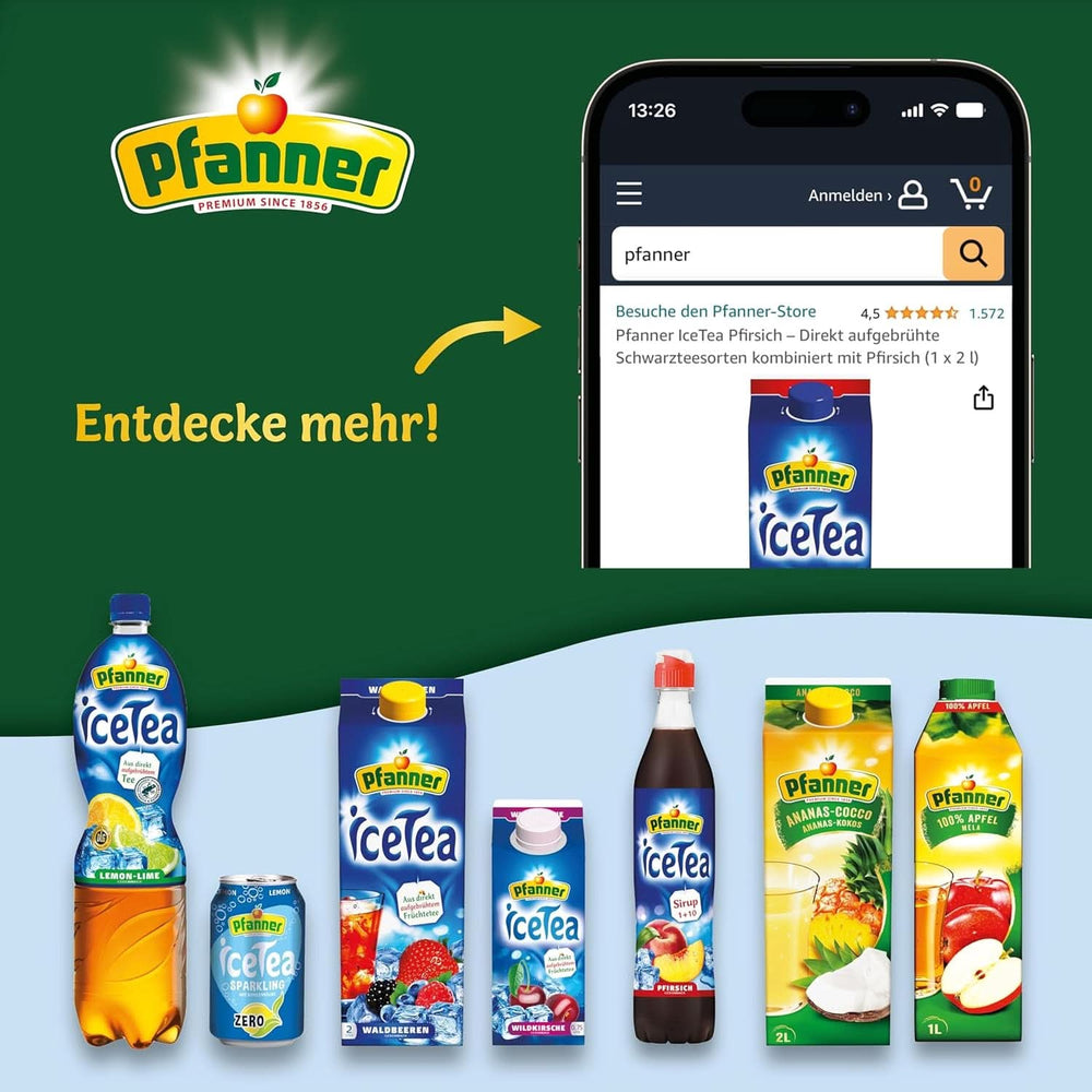Pfanner Coconut Water Drink (8 X 500 ml) - Kokosvand uden sukker Naty Shop