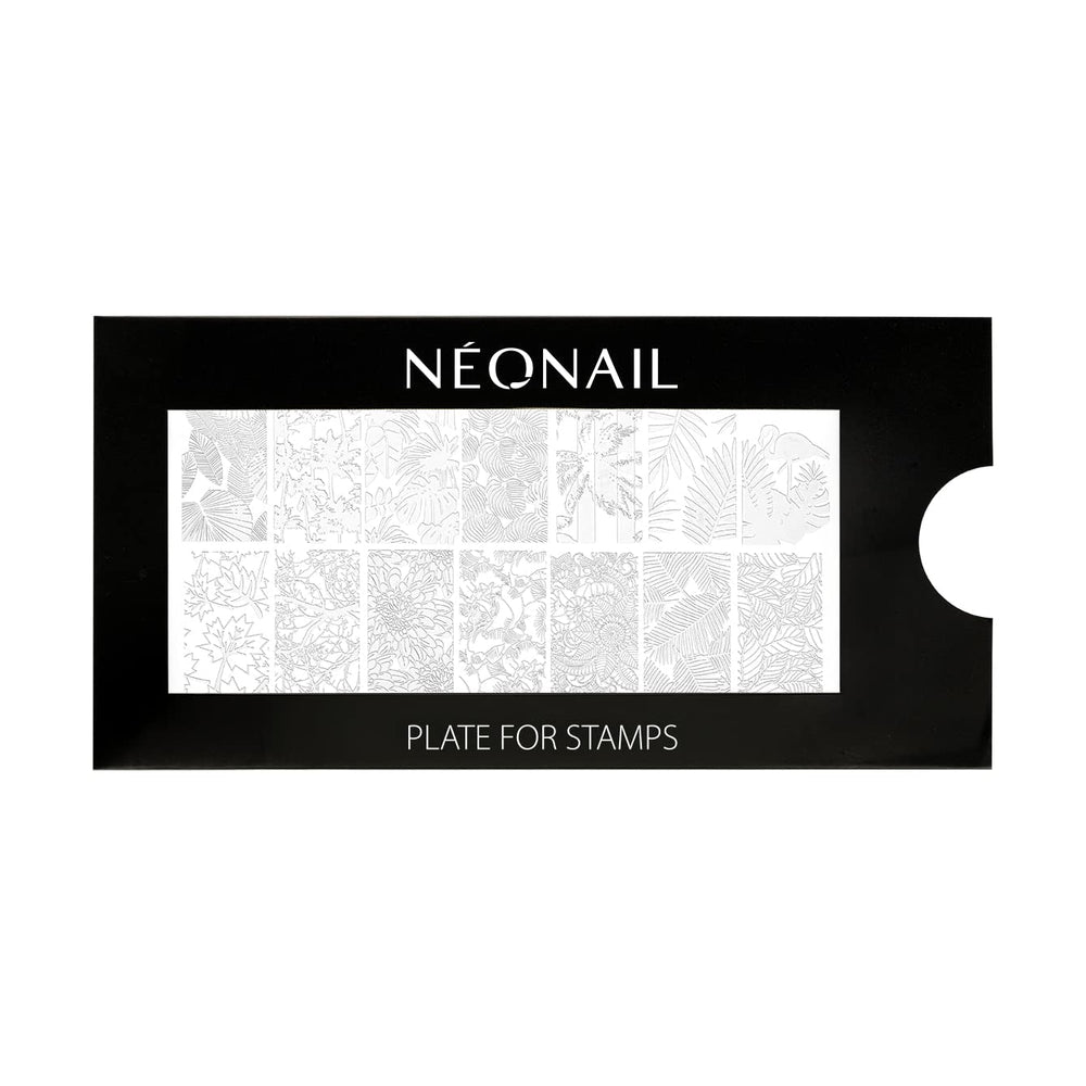 NÉONAIL Nagel Stempel Mit Schaber - Nägel Selber Machen - Nail Art Stamper - Nageldesign Für Nagel Schablone - French Nails Stempel - Silikon Nagelstempel