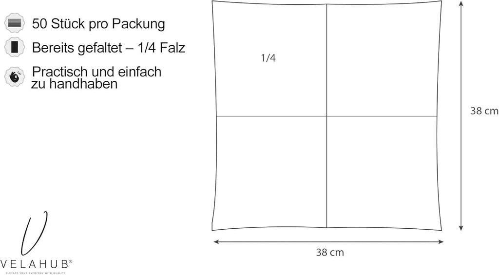 Soft Point 50, șervețel de unică folosință de înaltă calitate, 38X38 Cm, pliere 1/4, Burgundia