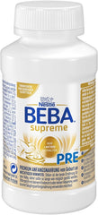 BEBA SUPREME PRE Initial mælk klar til at drikke fra fødslen, babymad med DHA, kun laktose, palmeoliefri, pakke med 8 (8 x 200 ml) Mor og barn Naty Shop