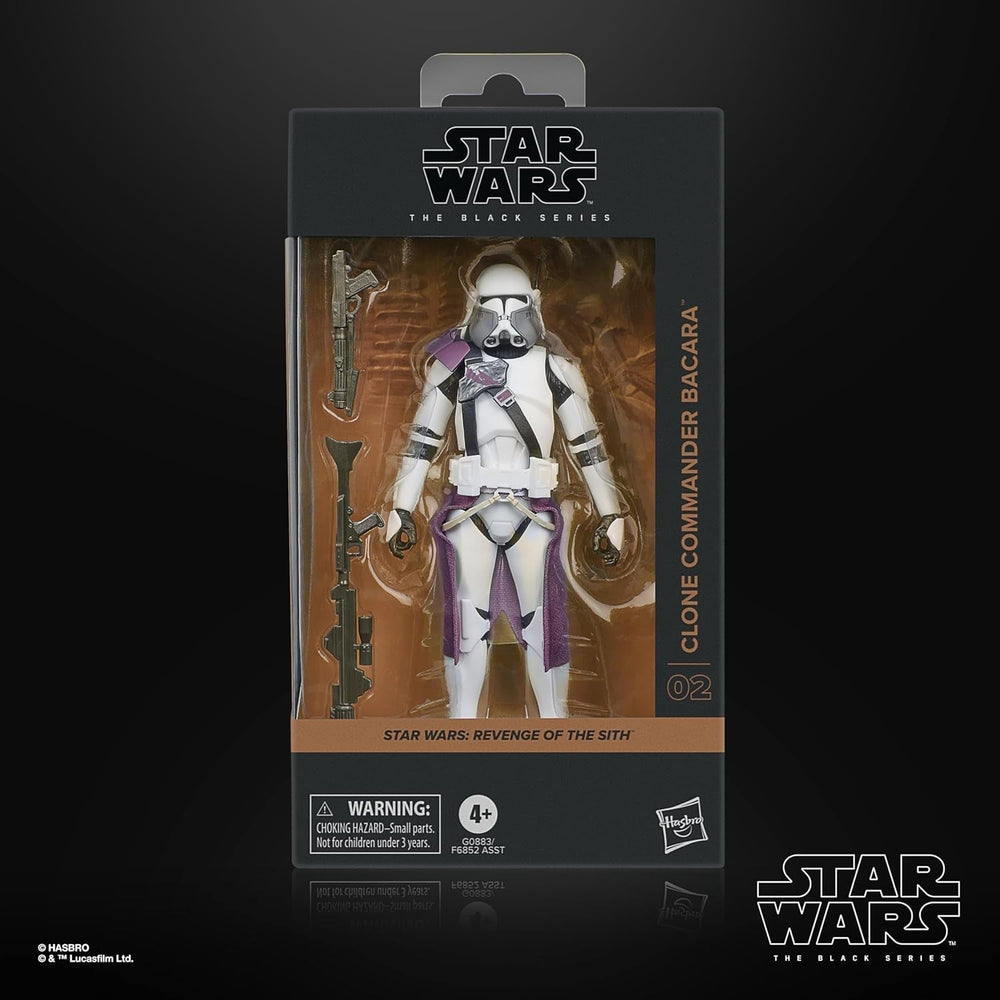 Star Wars Black Series Clone Commander Bacara, Star Wars: Ahsoka Premium samlerfigur (15 cm) Actionfigurer Naty Shop