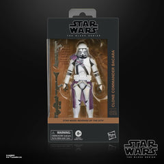 Star Wars Black Series Clone Commander Bacara, Star Wars: Ahsoka Premium samlerfigur (15 cm) Actionfigurer Naty Shop