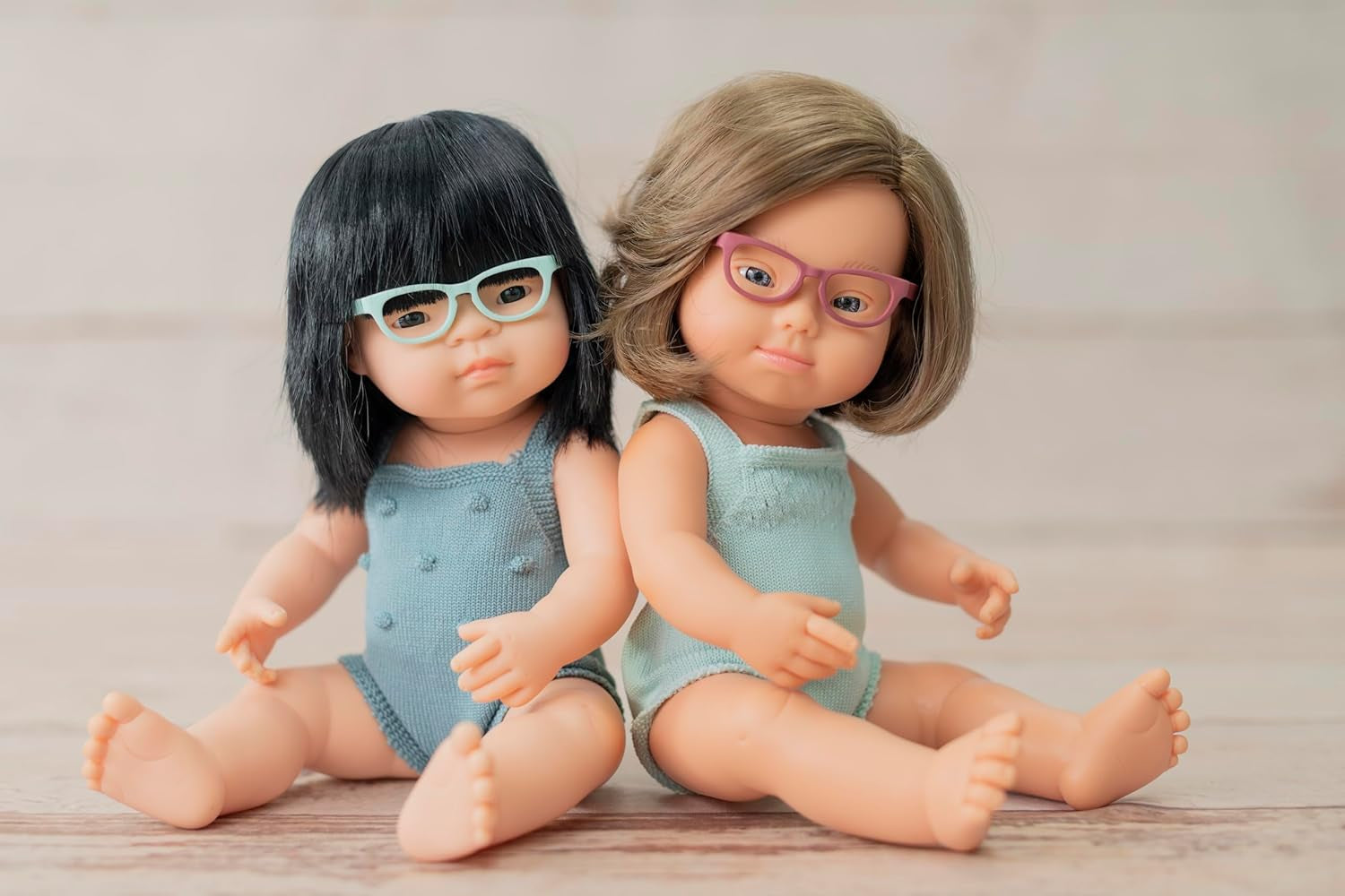 Miniland Dolls Briller til 38cm Puppen, turkis