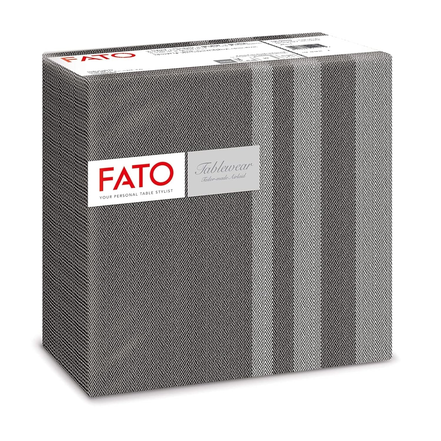 Fato - Șervețele din hârtie uscată, airlaid, efect textil, pachet cu 50 de șervețele, format 40X40 pliate în 4, Tropicana Decor