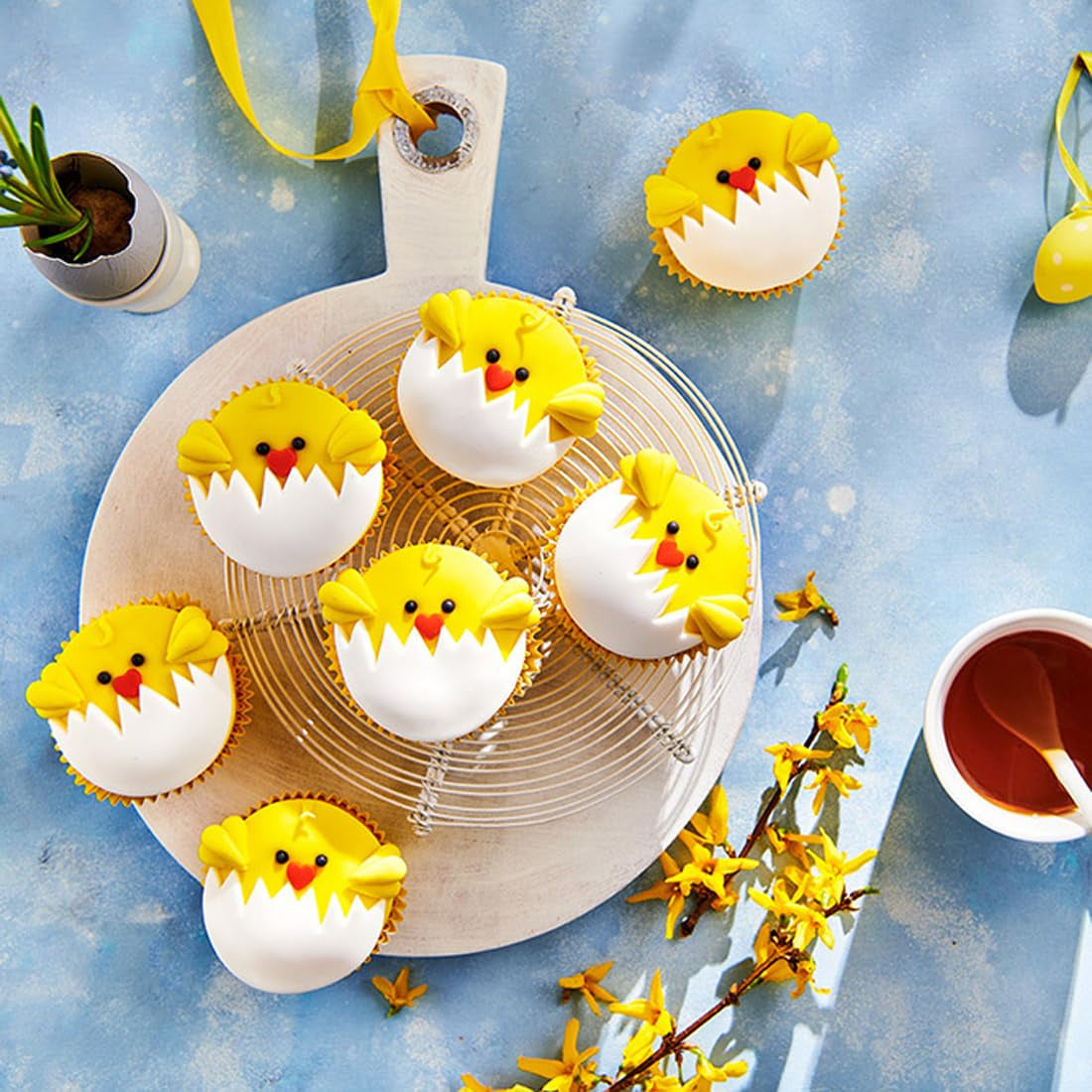 Pastă de zahăr galbenă Funcakes, 250 g