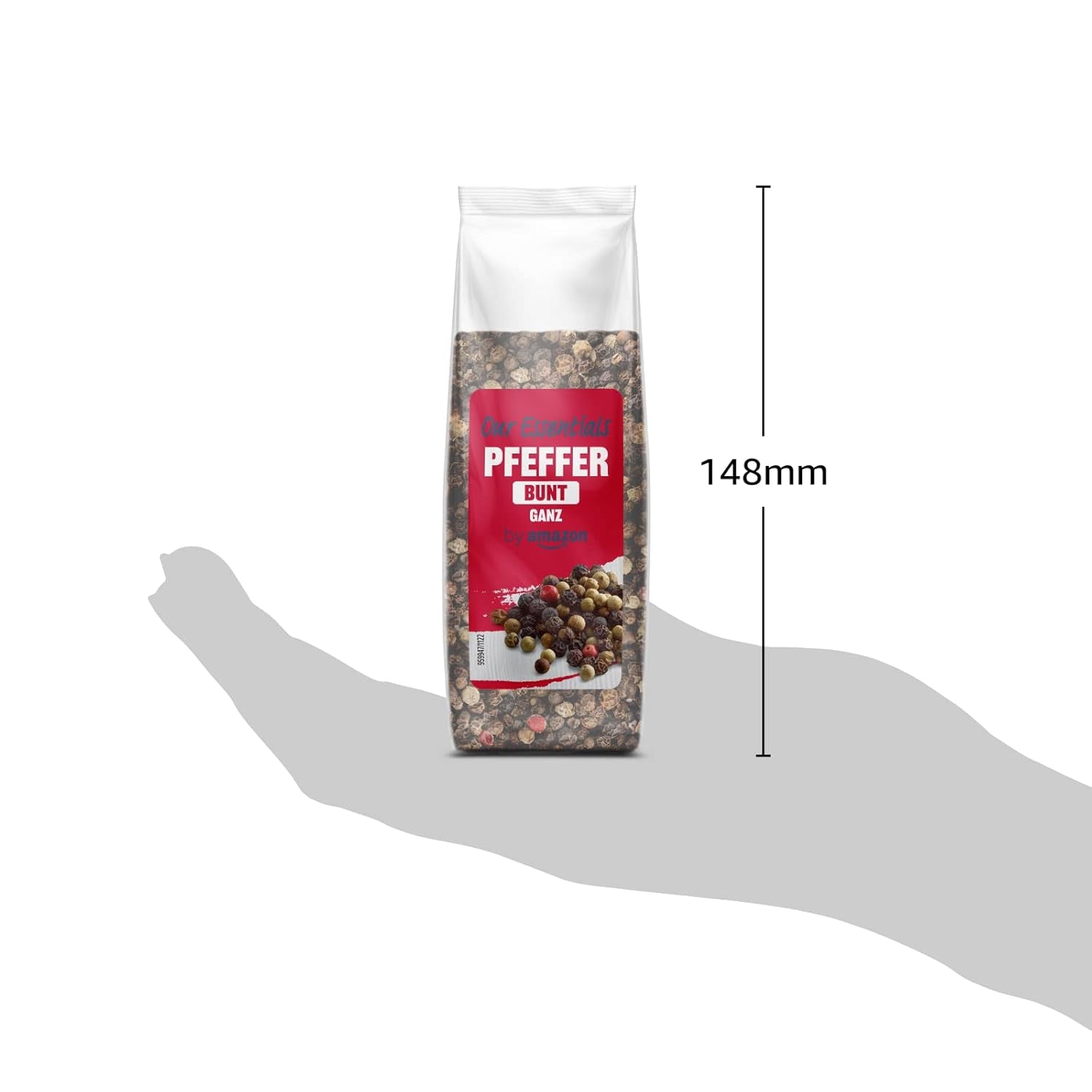 fra Amazon Pfeffer bunt ganz, 90g