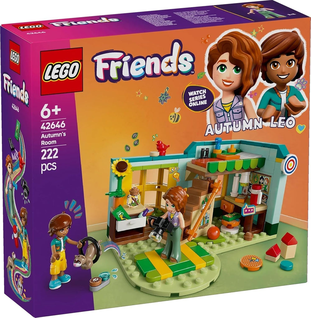 LEGO Friends Autumn's Room Bygge- og legesæt til kreativt rollespil, sæt til piger fra 6 år med 2 minifigurer og en ilderfigur, pædagogisk legetøj 42646 Byggesæt Besuche den LEGO-Store