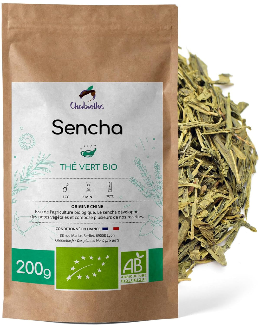 Ceai verde Sencha BIO 200G -  - Ceai verde natural