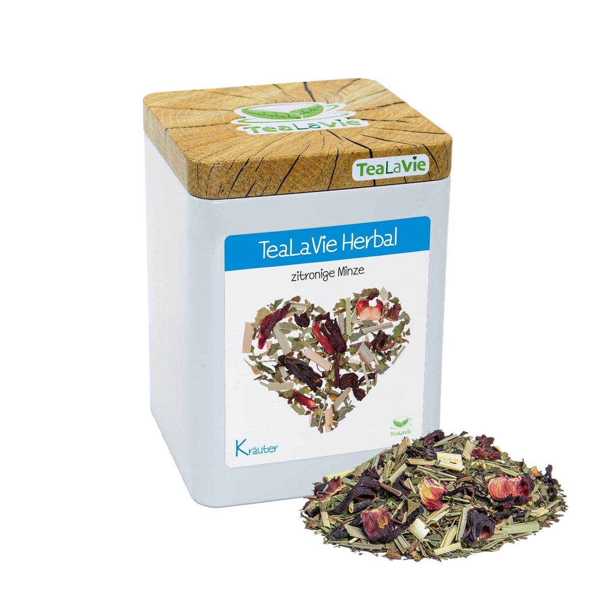 Tealavie - Amestec de casă - Mentă lemnoasă (60 g) Tealavie Herbal - Ceai din plante vrac