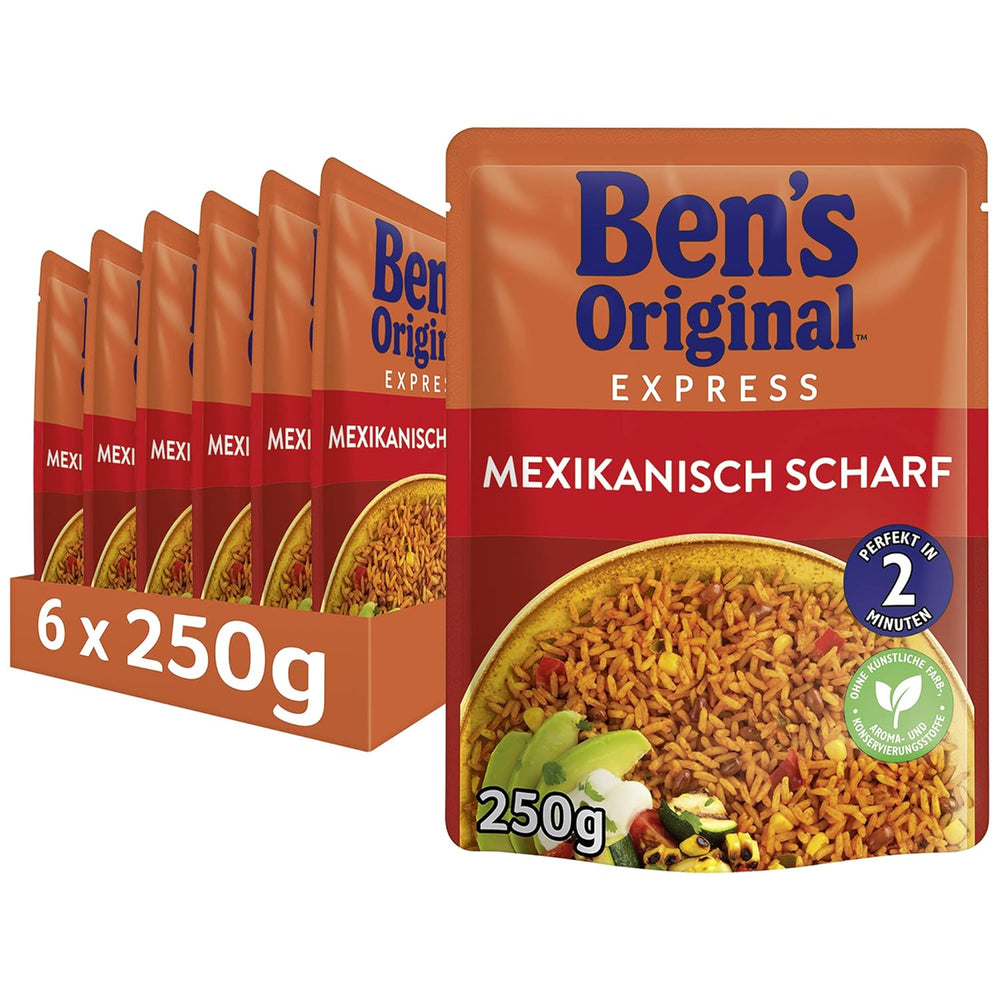 BEN'S ORIGINAL™ mexicanske ekspresris 6 x 220 g