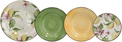 Set de veselă Zagara pentru 6 persoane, 18 piese, ceramică, multicolor