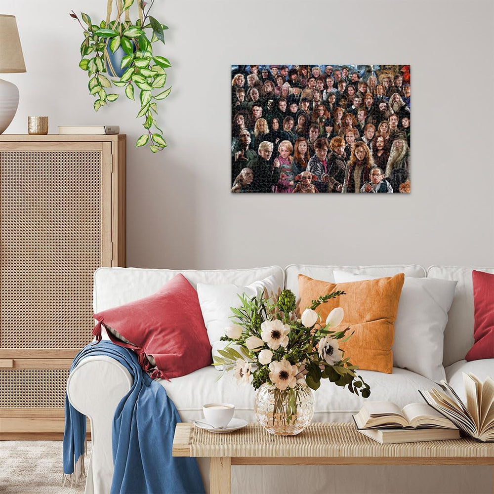 Ravensburger Harry Potter 1000 brikker puslespil 12000457 - Over 70 figurer fra troldmandsverdenen på Hogwarts i ét puslespil for voksne og børn i alderen 14+ Puslespil Naty Shop