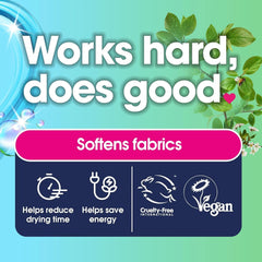 Tørretumblerkugler lavet af nyt, blødere materiale med variabelt design. Indeholder 2 Naty Shop-vaskemidler