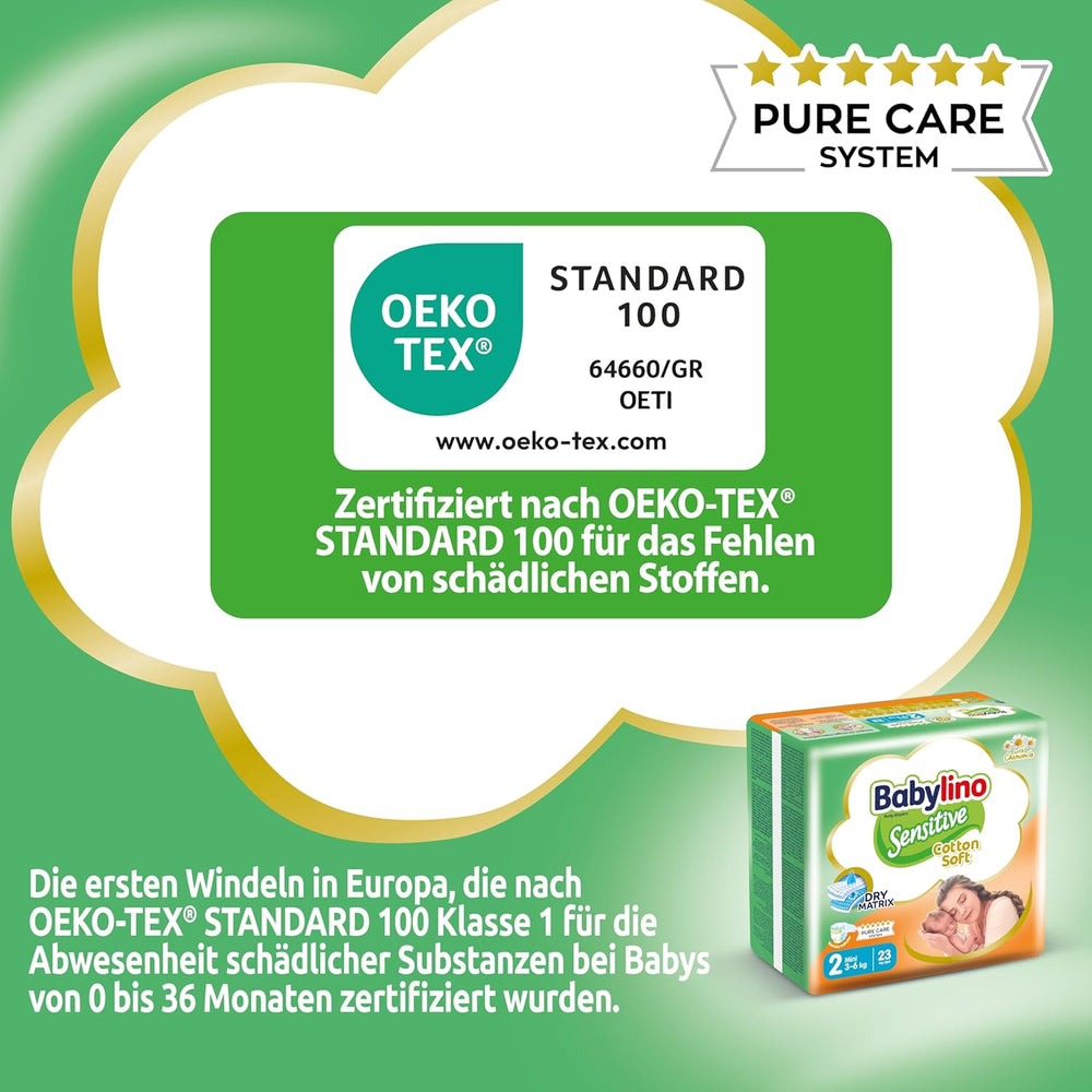 Bleer til sensitive babyer, str. 2, mini (3-6 kg), 192 bleer