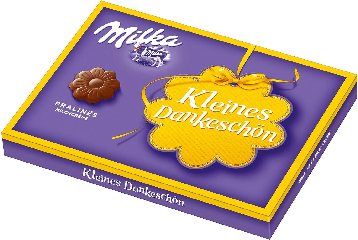 Praline Milka Little Thank You – Alpine mælkechokolade med fint mælkeflødefyld – 12 x 44g
