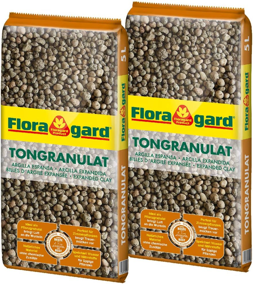 Floragard Perlite Perligran 200 L (2×100 L, 2–6 mm) – mineralsk jordforbedringsmiddel & Drainagezusatz für Garten, Anzucht, Zimmerpflanzen & Hydrokultur – sikrer løs struktur og god ventilation