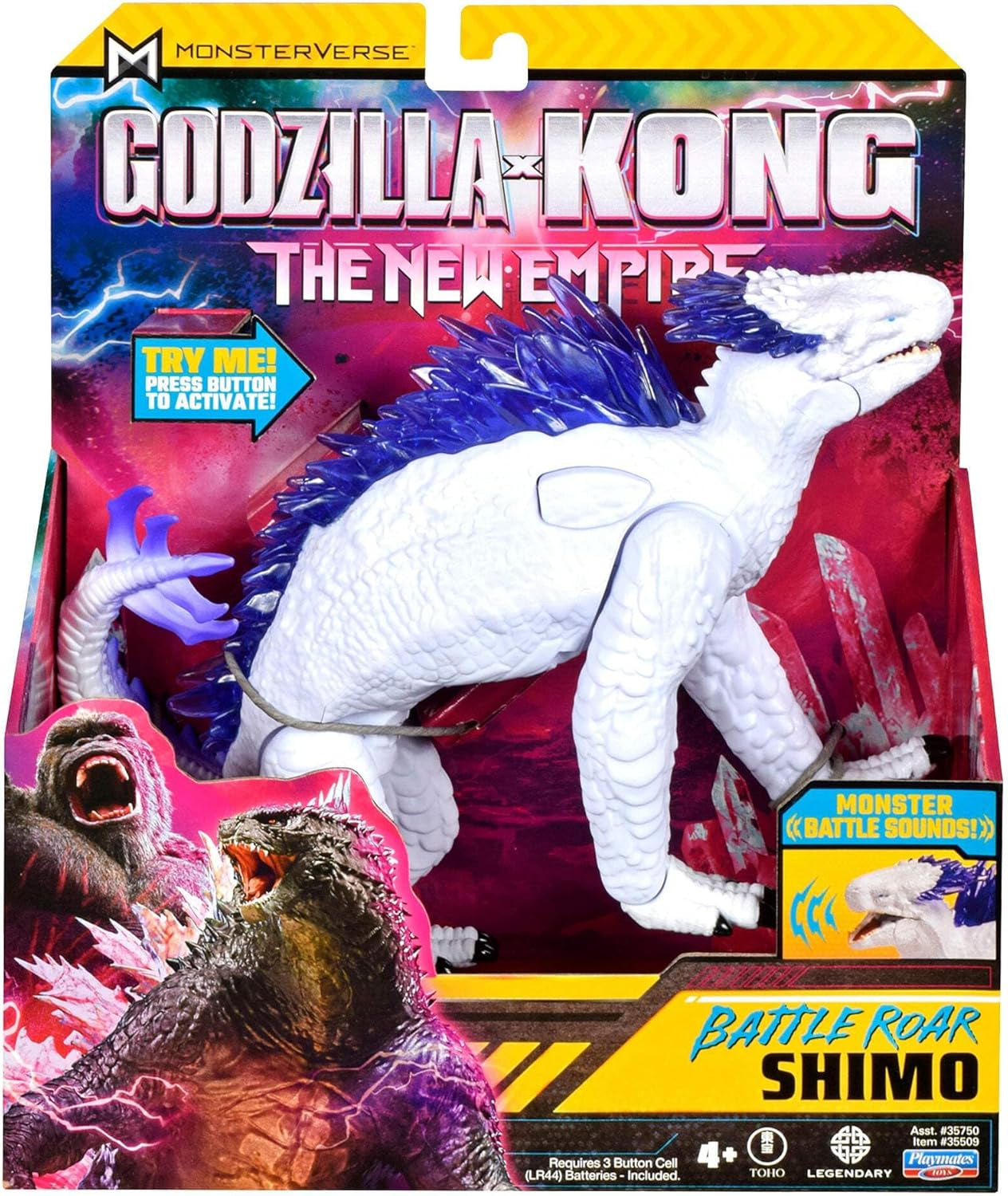THE NEW EMPIRE - GODZILLA - KONG 18 Cm - Battle Charge Shimo Actionfigurer Naty Shop Standard titel